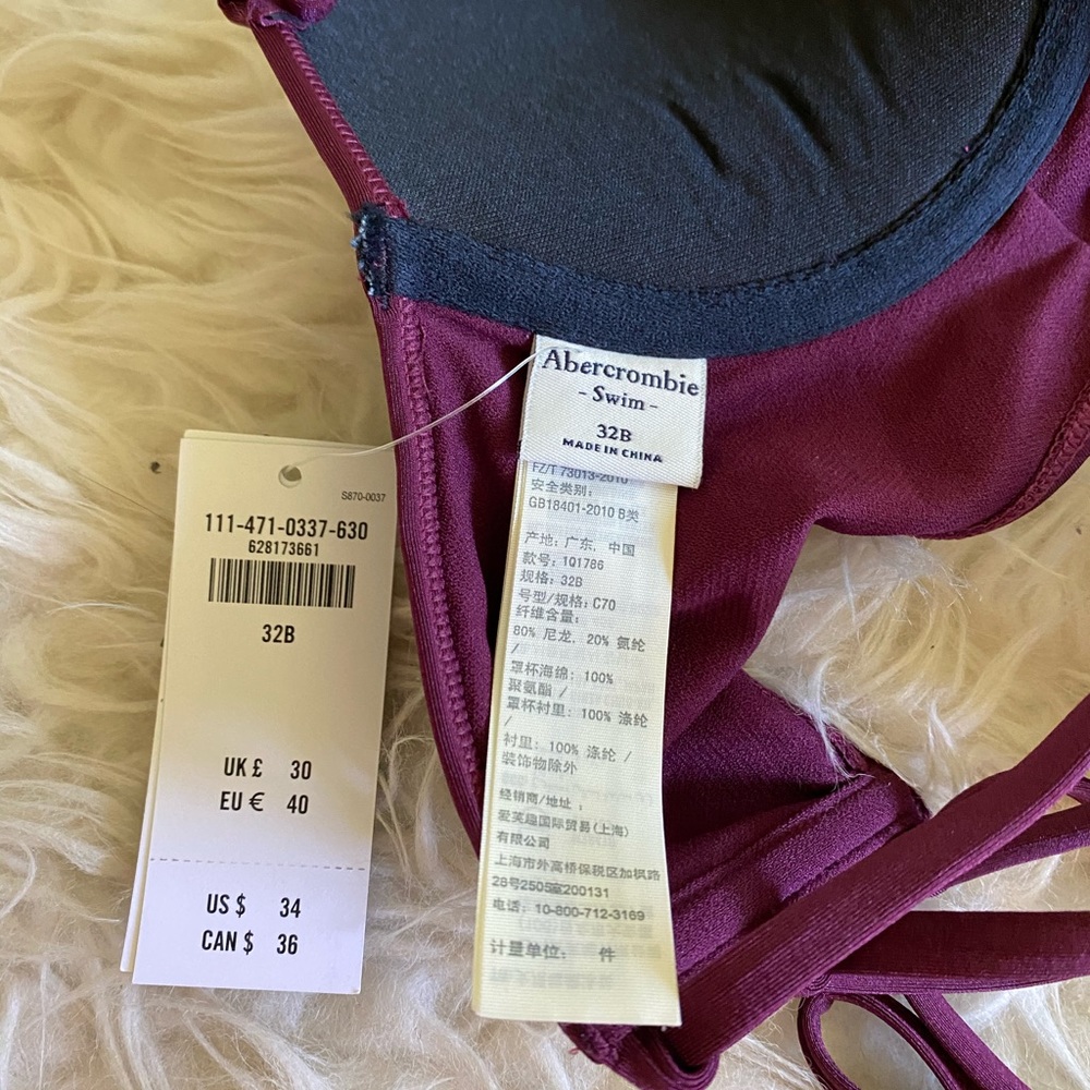 Abercrombie Push-up Bikini Top NEW - Picture 4 of 5
